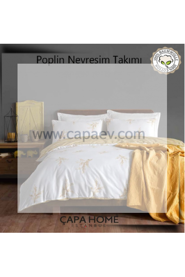 Çapa Home Poplin Nevresim Takımı %100 pamuk
